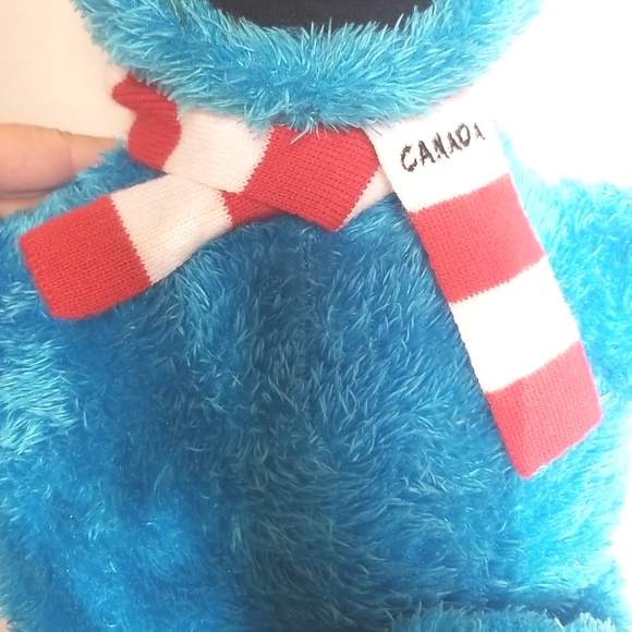 RARE Sesame Street Canadian Cookie Monster Plush 2007 - Picture 4 of 10